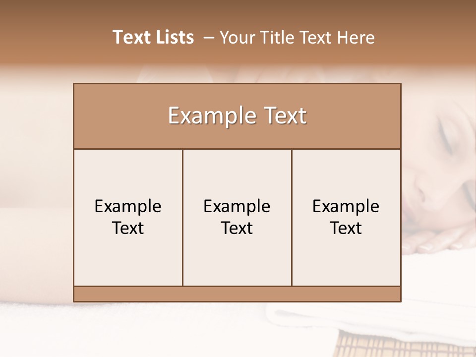 Spa Body Therapy PowerPoint Template