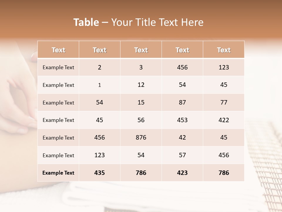 Care Treatment Body PowerPoint Template