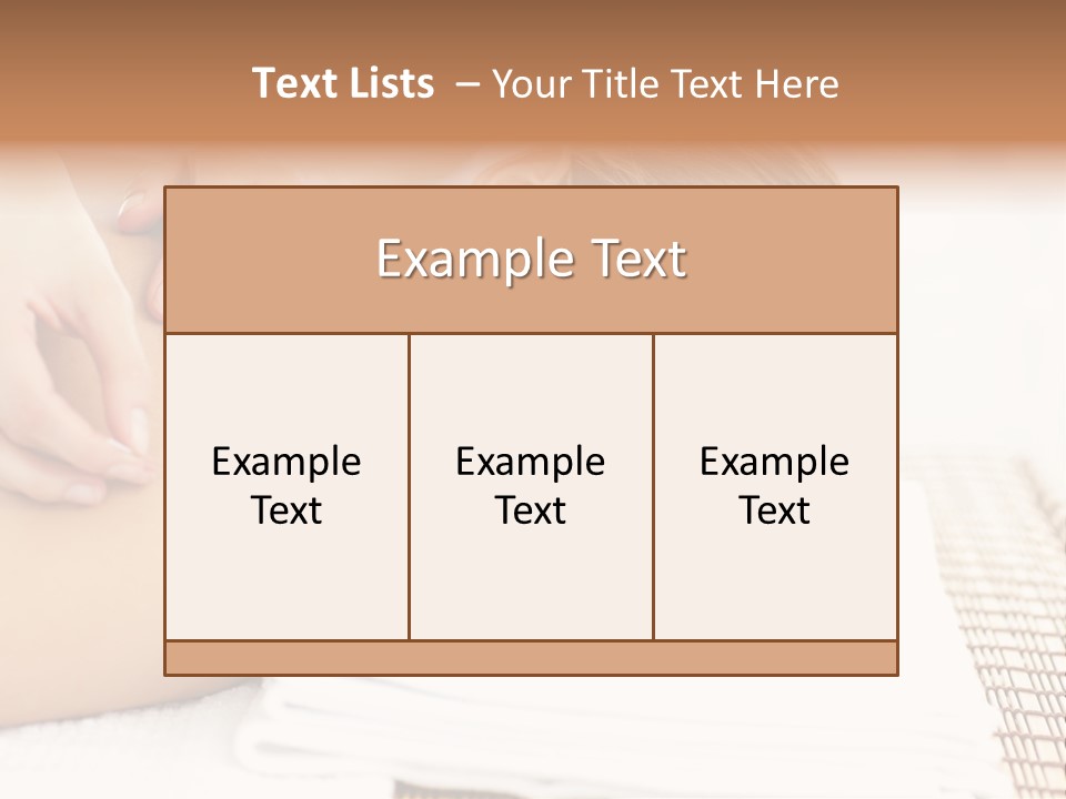 Care Treatment Body PowerPoint Template