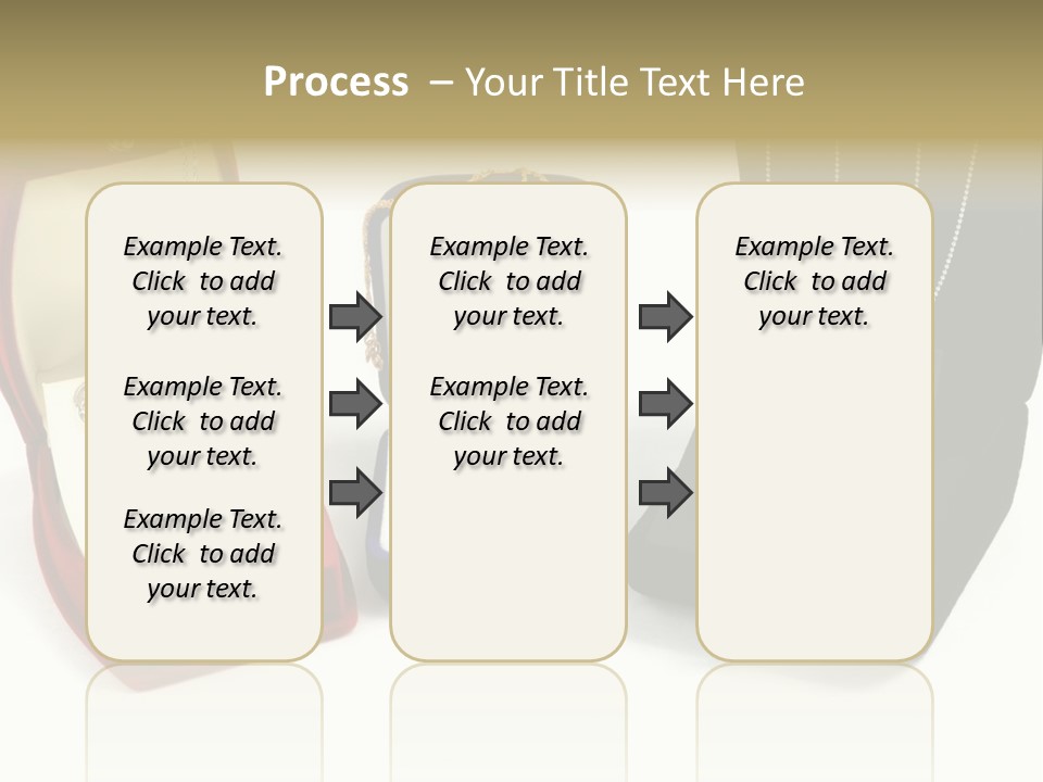 Three Different Types Of Jewelry In A Presentation Box PowerPoint Template