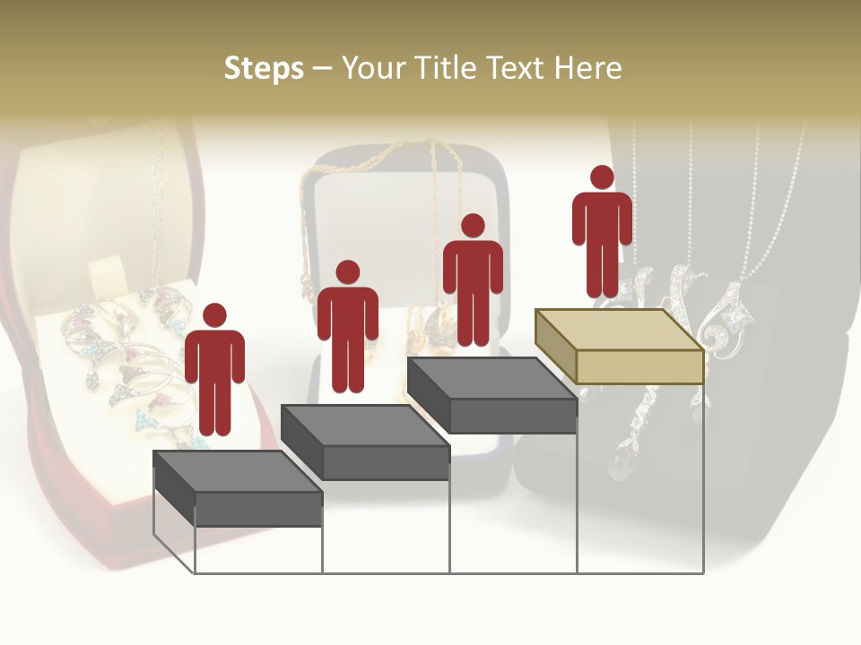 Three Different Types Of Jewelry In A Presentation Box PowerPoint Template