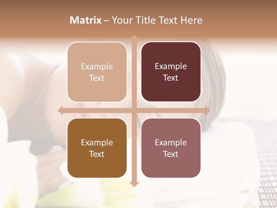 Relax Lying Portrait PowerPoint Template