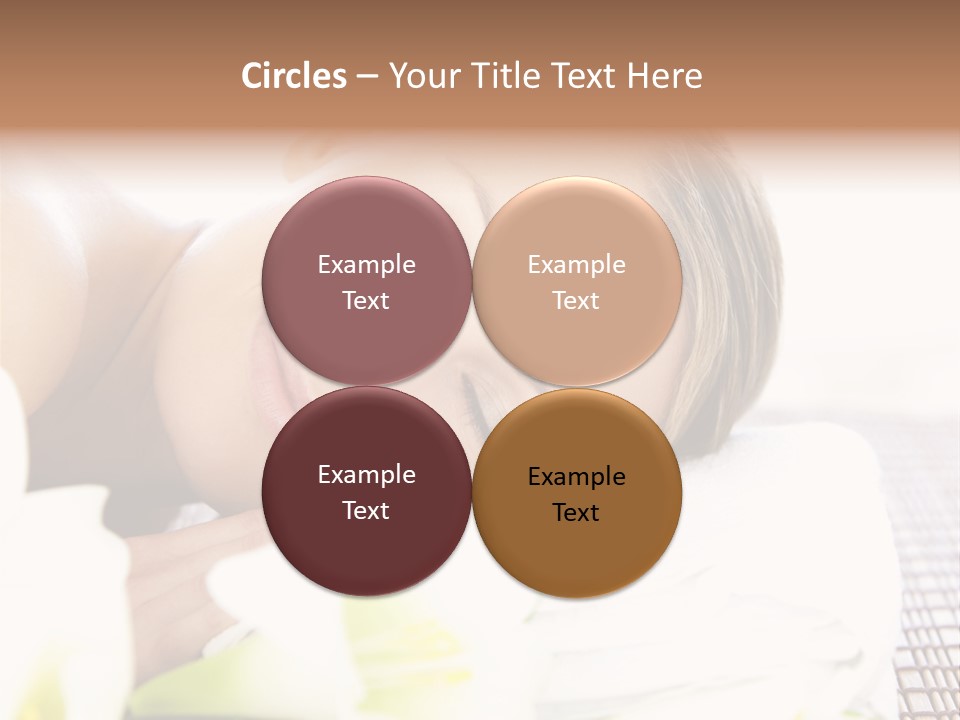 Relax Lying Portrait PowerPoint Template