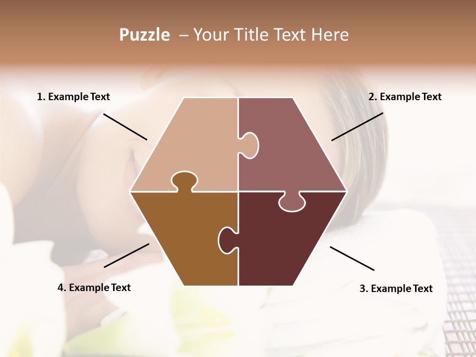 Relax Lying Portrait PowerPoint Template