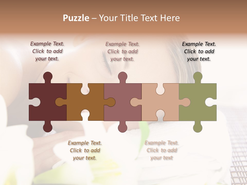 Relax Lying Portrait PowerPoint Template