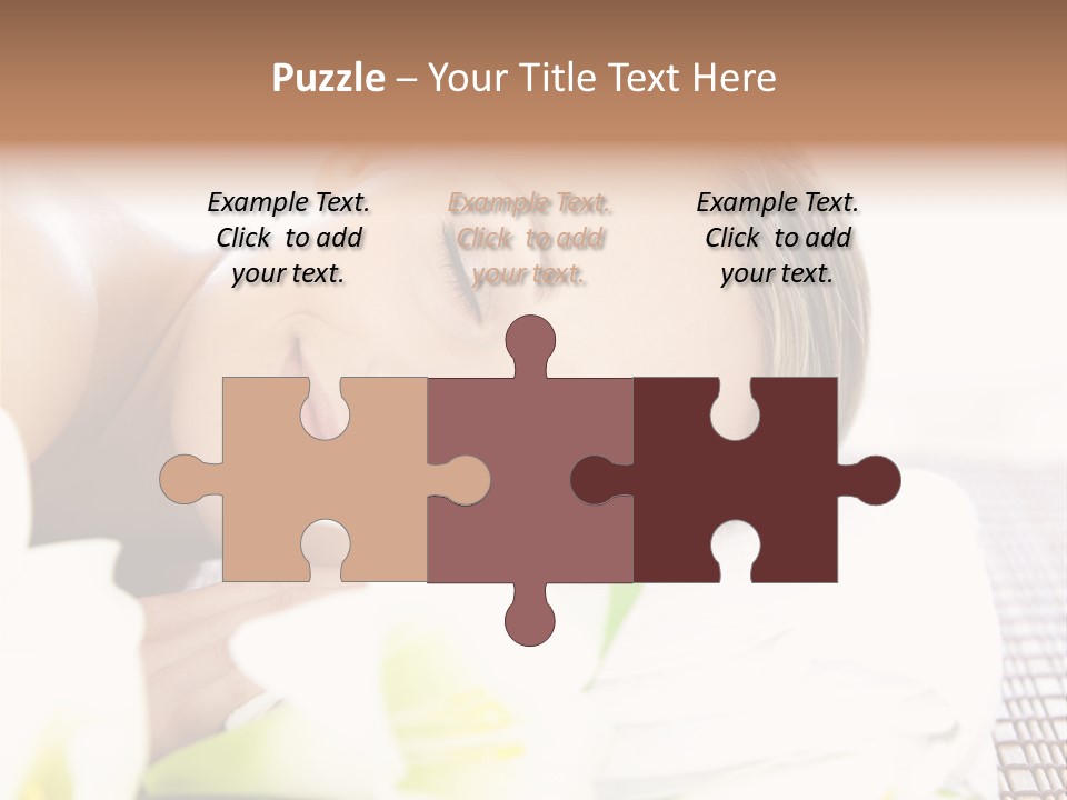 Relax Lying Portrait PowerPoint Template