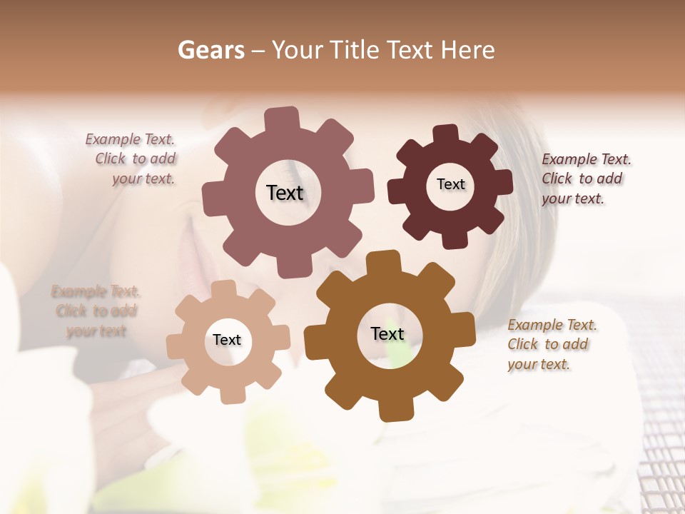 Relax Lying Portrait PowerPoint Template