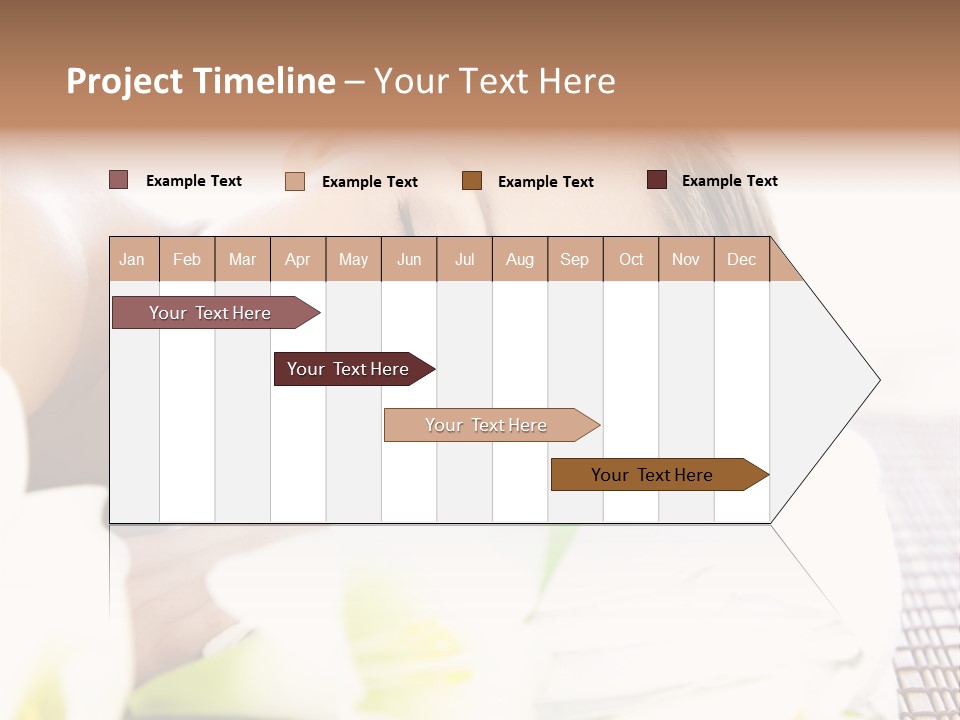 Relax Lying Portrait PowerPoint Template
