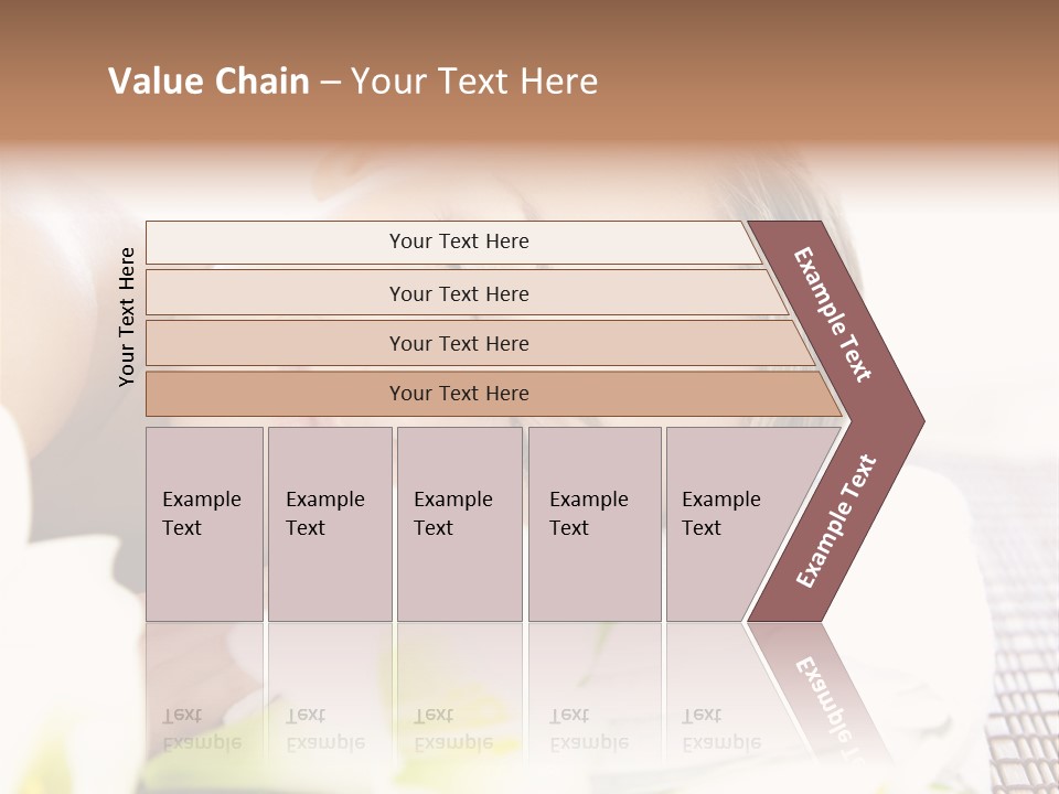 Relax Lying Portrait PowerPoint Template