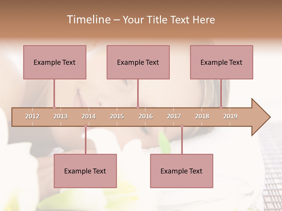 Relax Lying Portrait PowerPoint Template