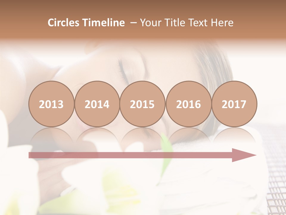 Relax Lying Portrait PowerPoint Template