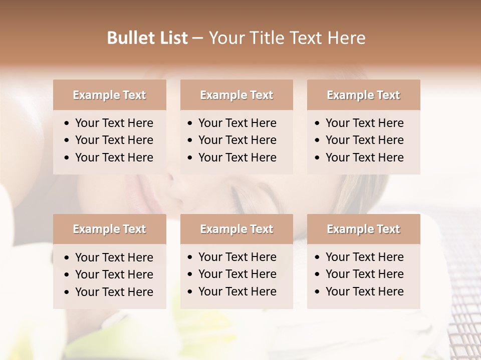 Relax Lying Portrait PowerPoint Template