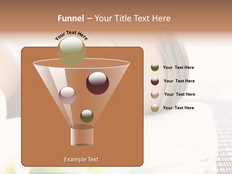 Relax Lying Portrait PowerPoint Template