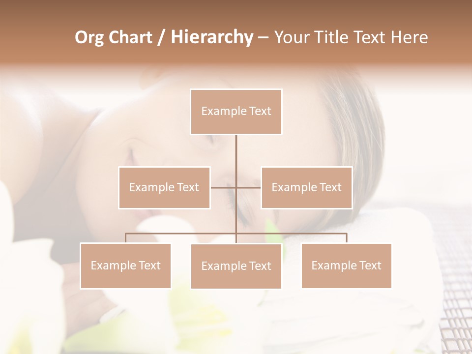 Relax Lying Portrait PowerPoint Template