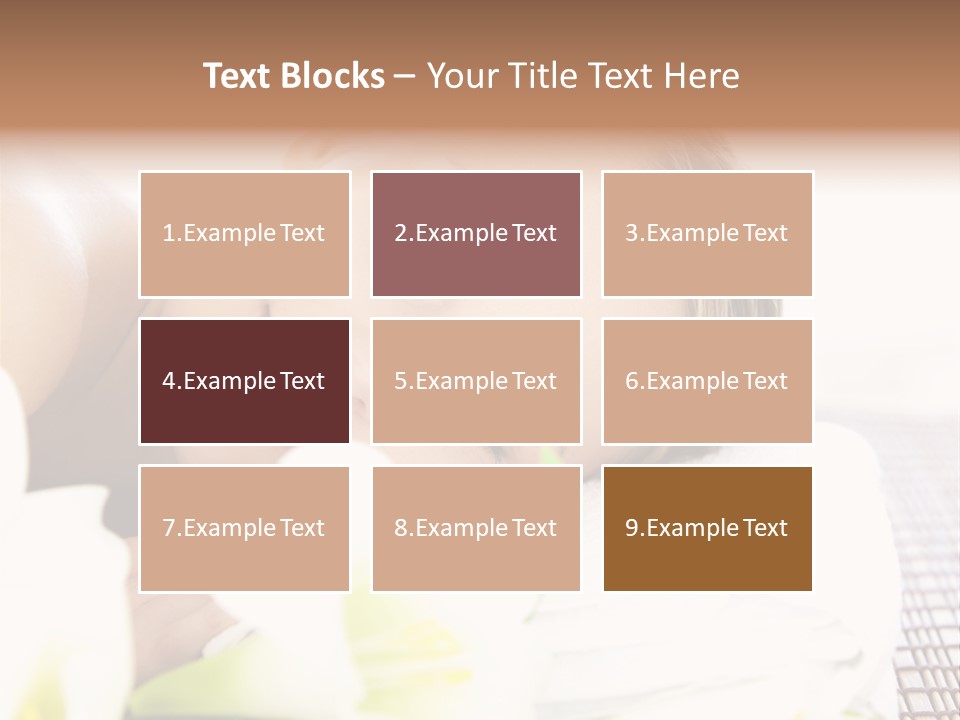 Relax Lying Portrait PowerPoint Template