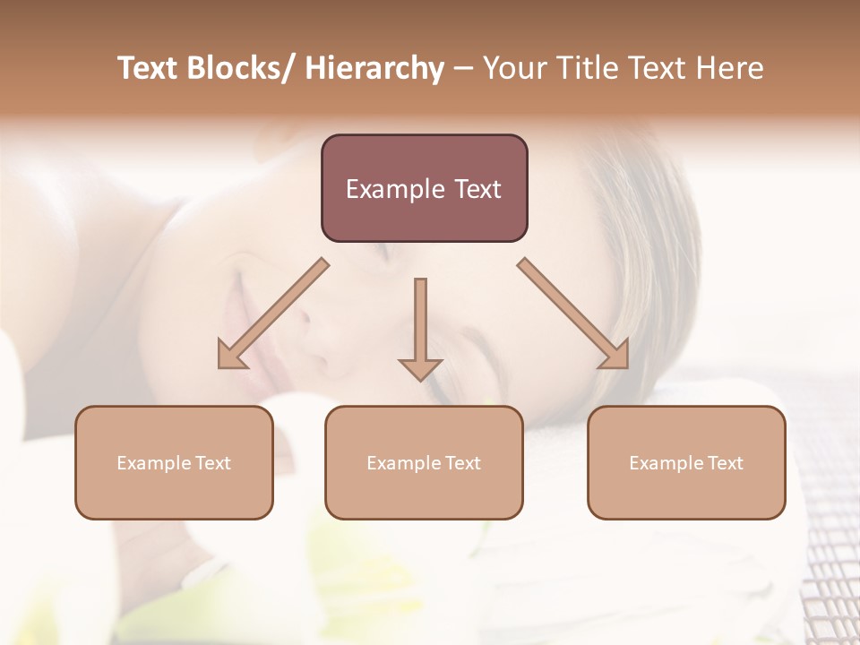 Relax Lying Portrait PowerPoint Template