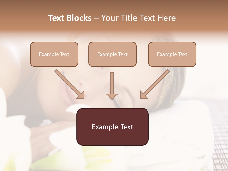 Relax Lying Portrait PowerPoint Template