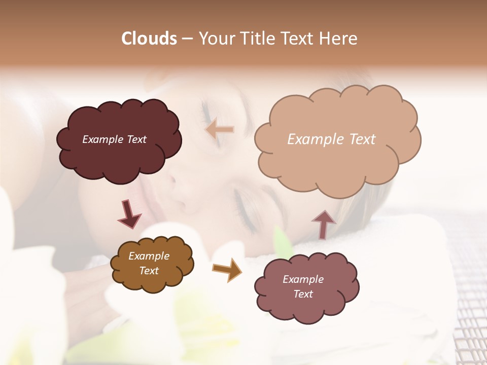 Relax Lying Portrait PowerPoint Template