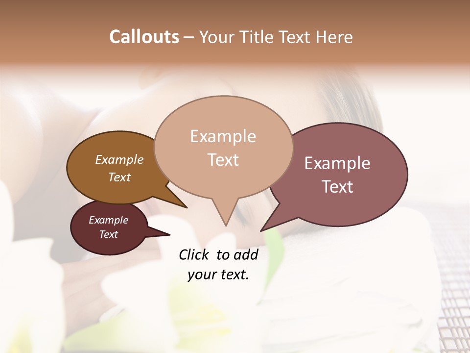 Relax Lying Portrait PowerPoint Template