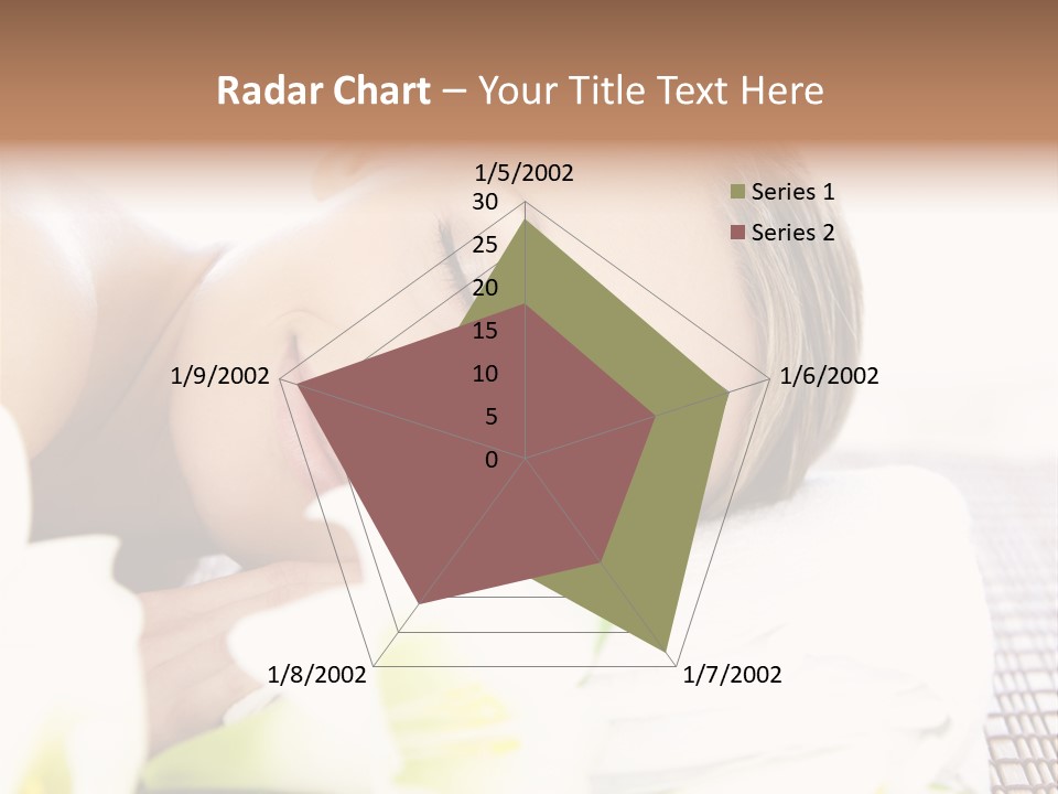 Relax Lying Portrait PowerPoint Template