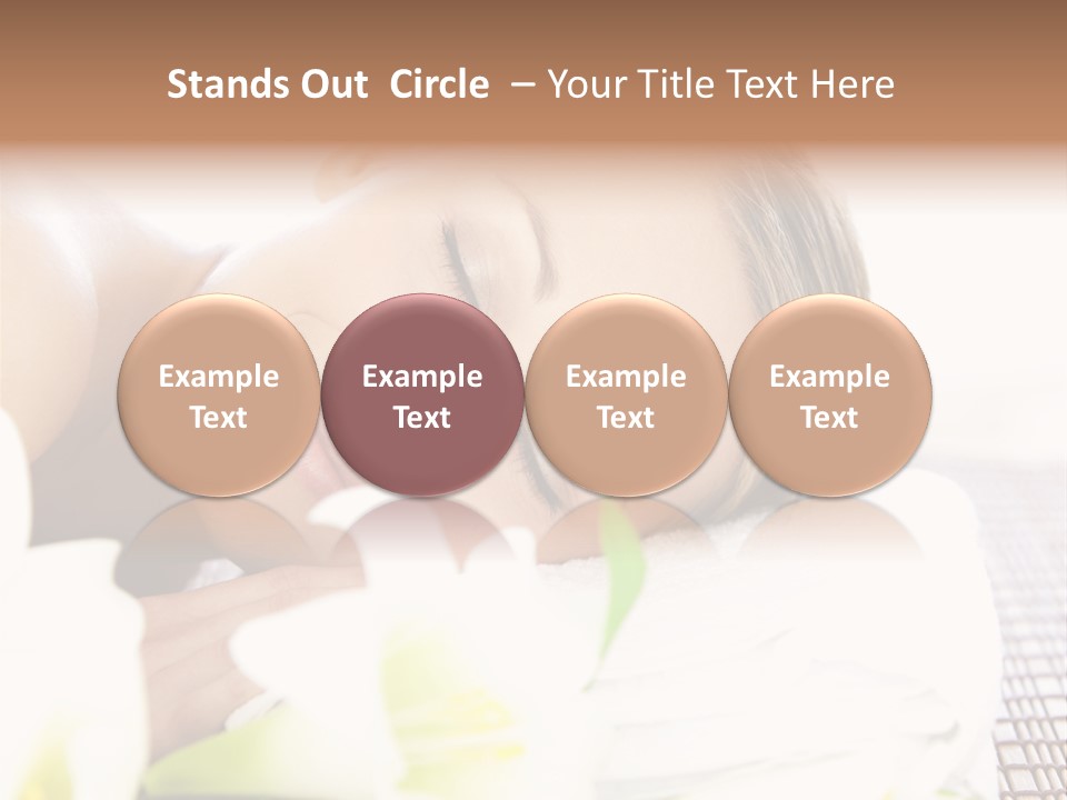 Relax Lying Portrait PowerPoint Template