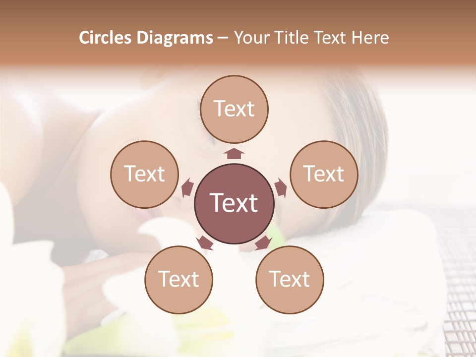 Relax Lying Portrait PowerPoint Template