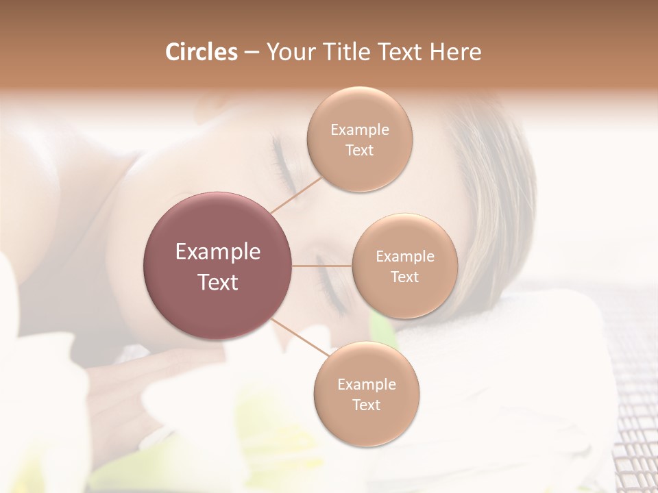 Relax Lying Portrait PowerPoint Template