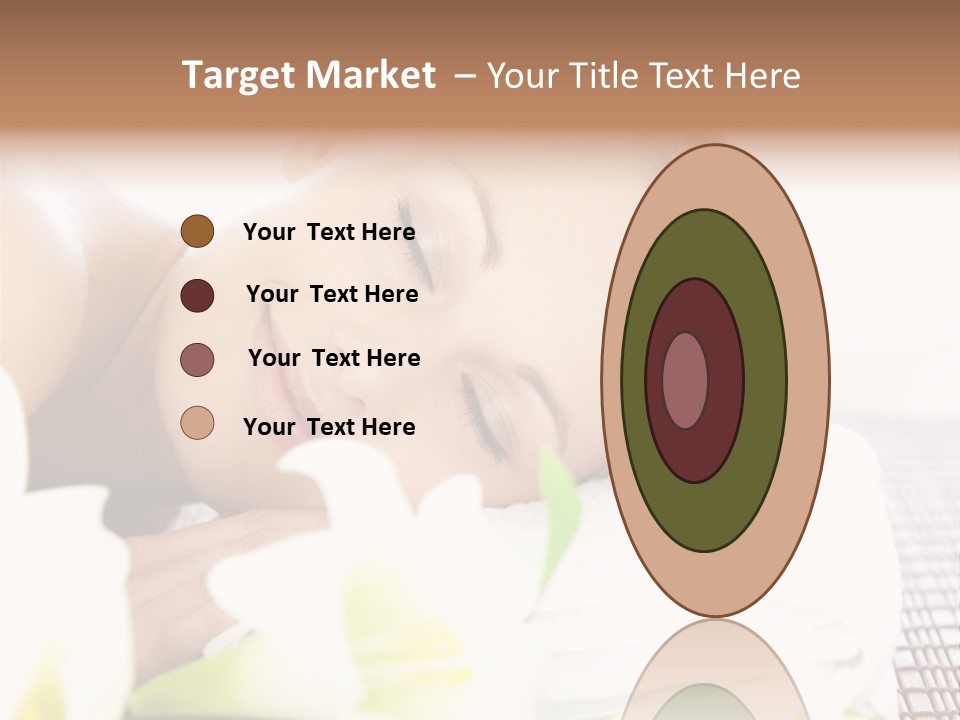 Relax Lying Portrait PowerPoint Template