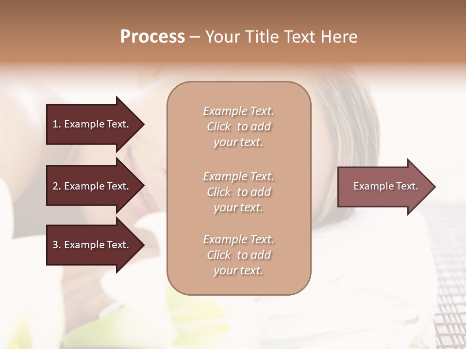 Relax Lying Portrait PowerPoint Template