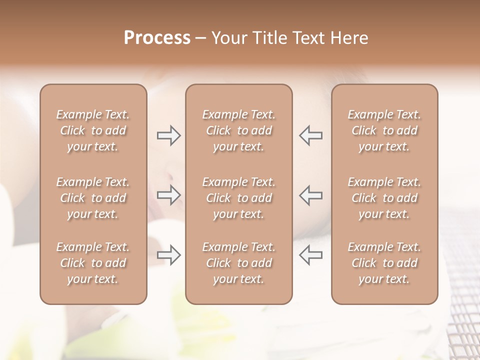 Relax Lying Portrait PowerPoint Template
