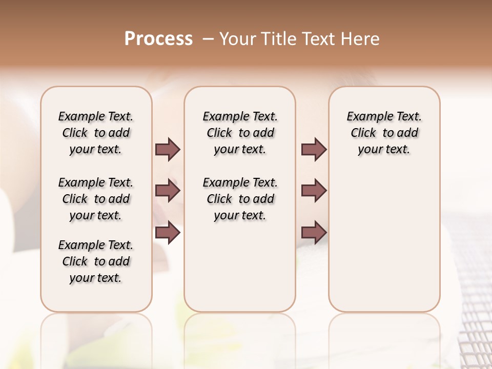 Relax Lying Portrait PowerPoint Template