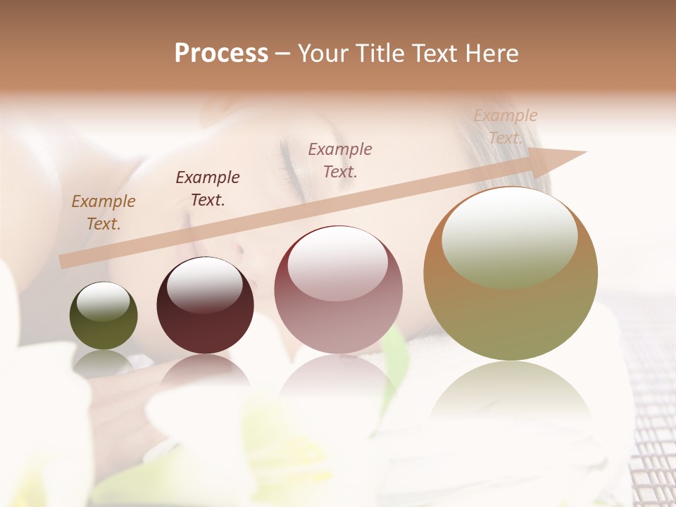 Relax Lying Portrait PowerPoint Template