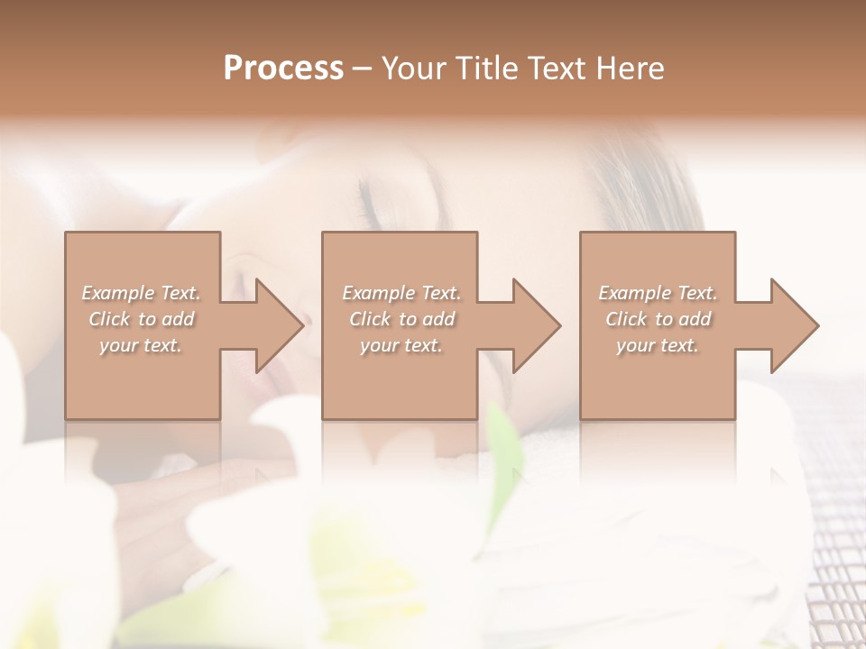 Relax Lying Portrait PowerPoint Template