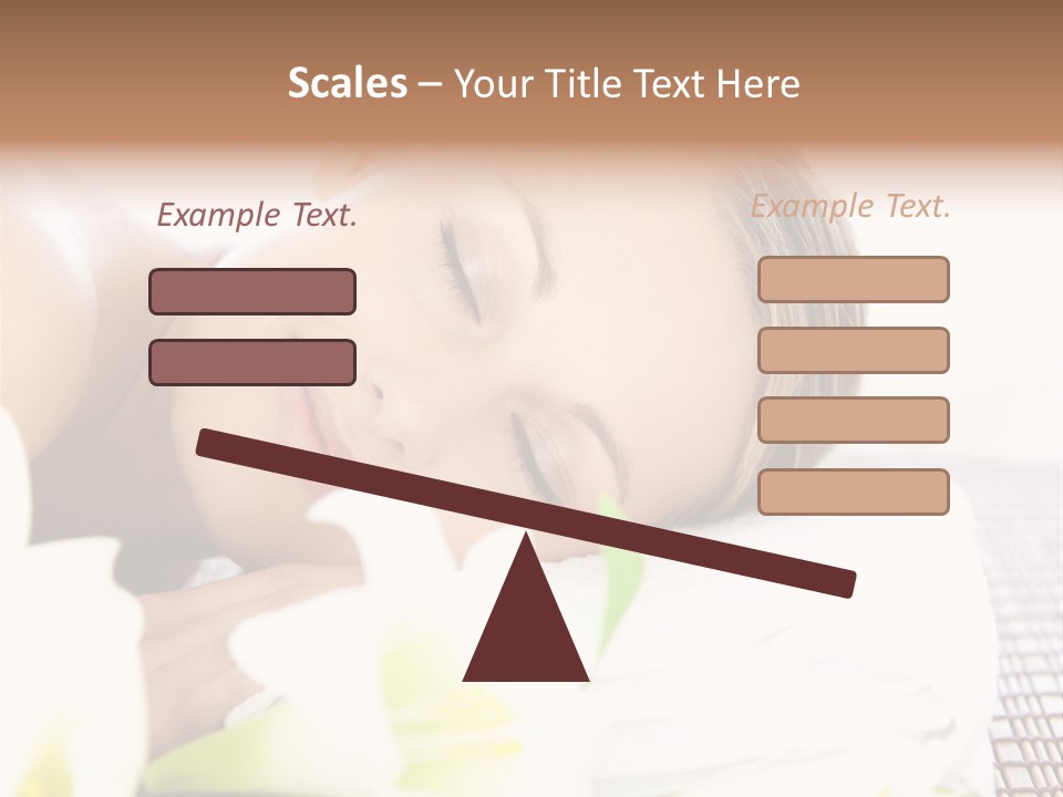 Relax Lying Portrait PowerPoint Template