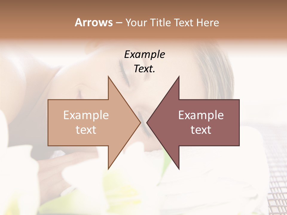 Relax Lying Portrait PowerPoint Template