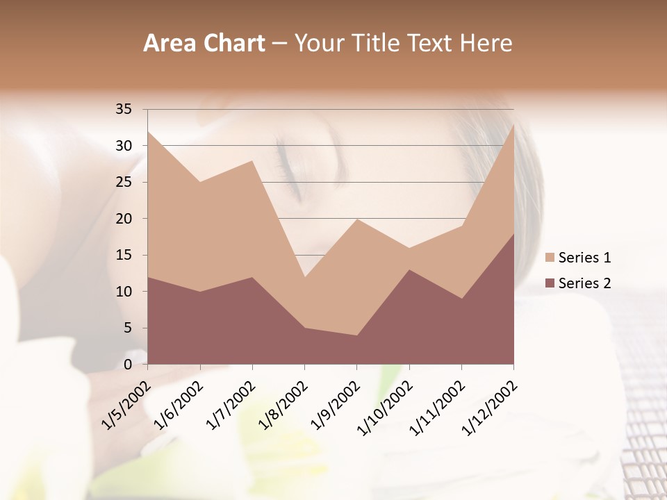 Relax Lying Portrait PowerPoint Template
