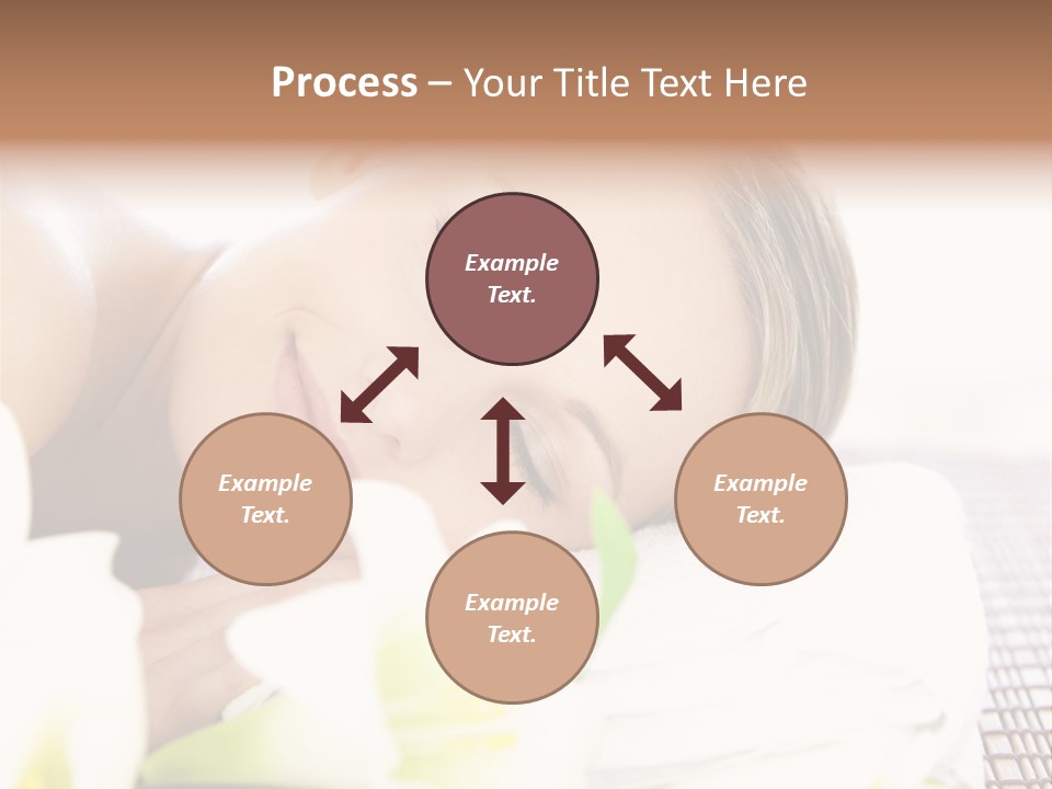 Relax Lying Portrait PowerPoint Template