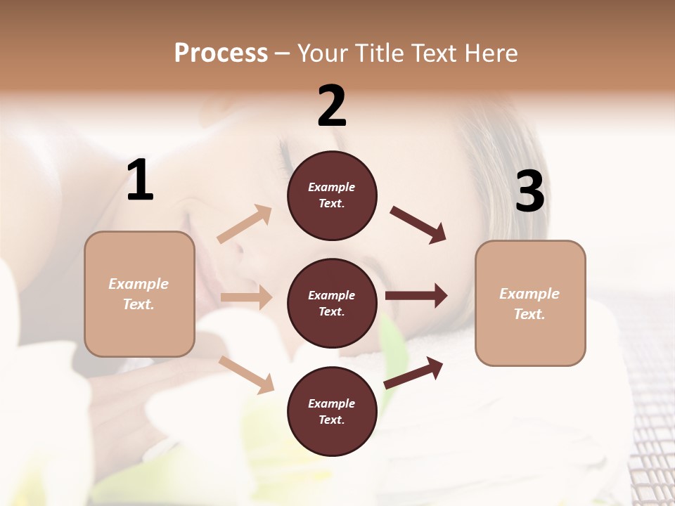 Relax Lying Portrait PowerPoint Template