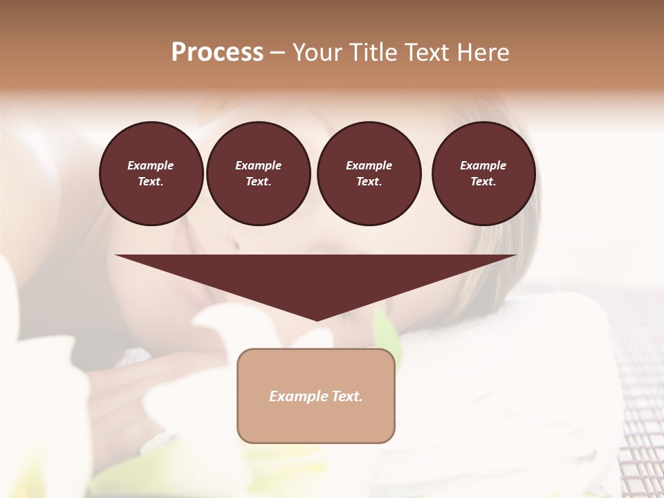 Relax Lying Portrait PowerPoint Template