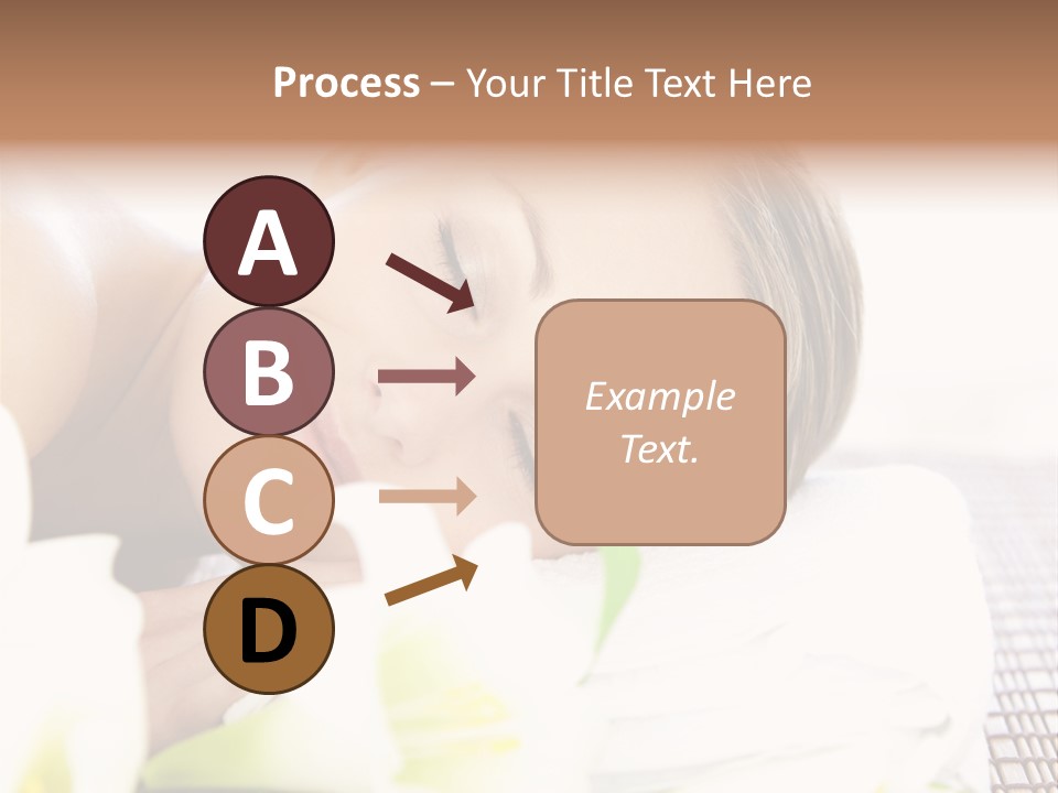 Relax Lying Portrait PowerPoint Template