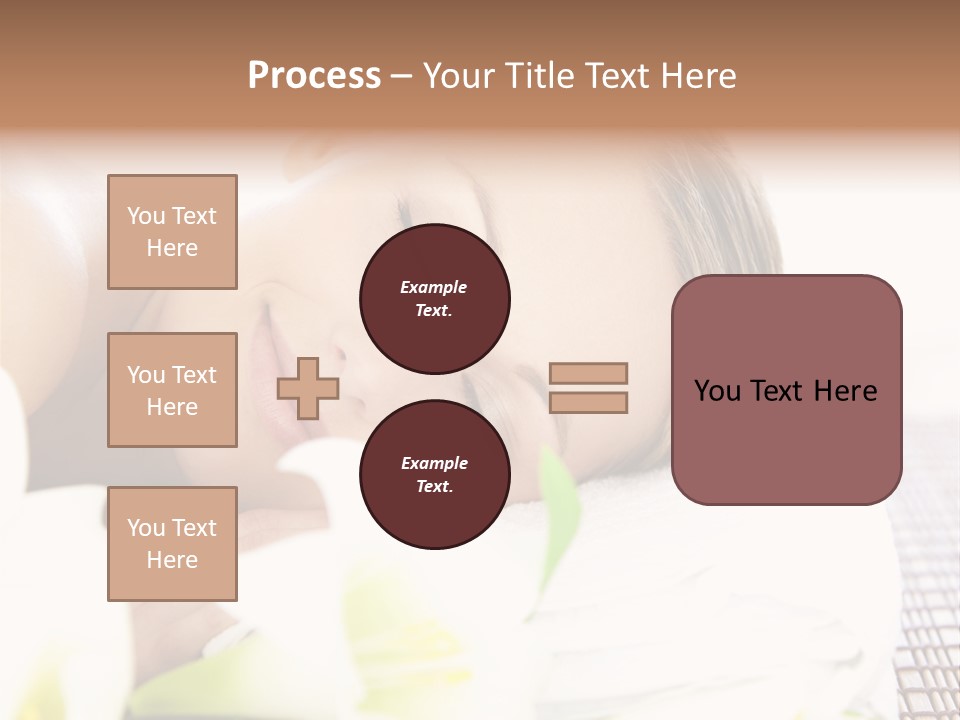 Relax Lying Portrait PowerPoint Template