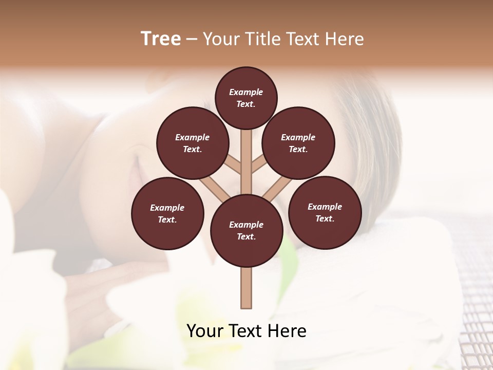 Relax Lying Portrait PowerPoint Template