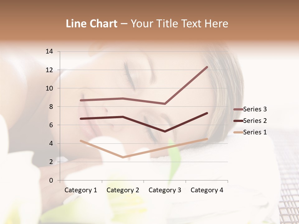Relax Lying Portrait PowerPoint Template