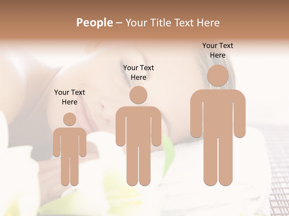 Relax Lying Portrait PowerPoint Template