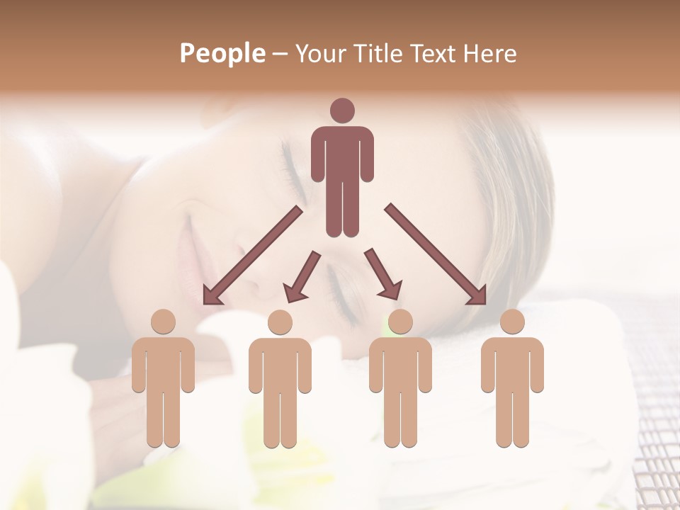 Relax Lying Portrait PowerPoint Template