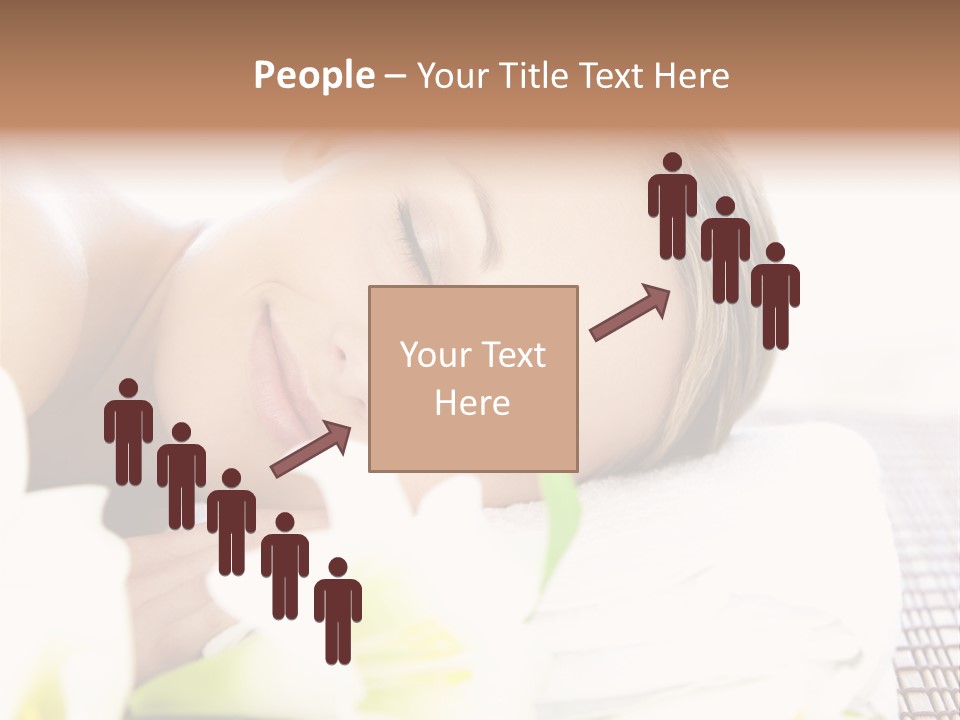 Relax Lying Portrait PowerPoint Template