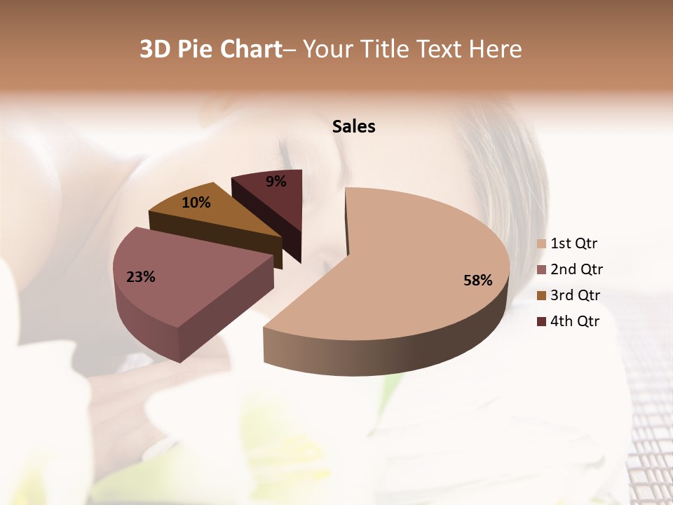 Relax Lying Portrait PowerPoint Template