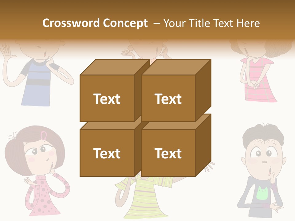 Greeting African Ponder PowerPoint Template