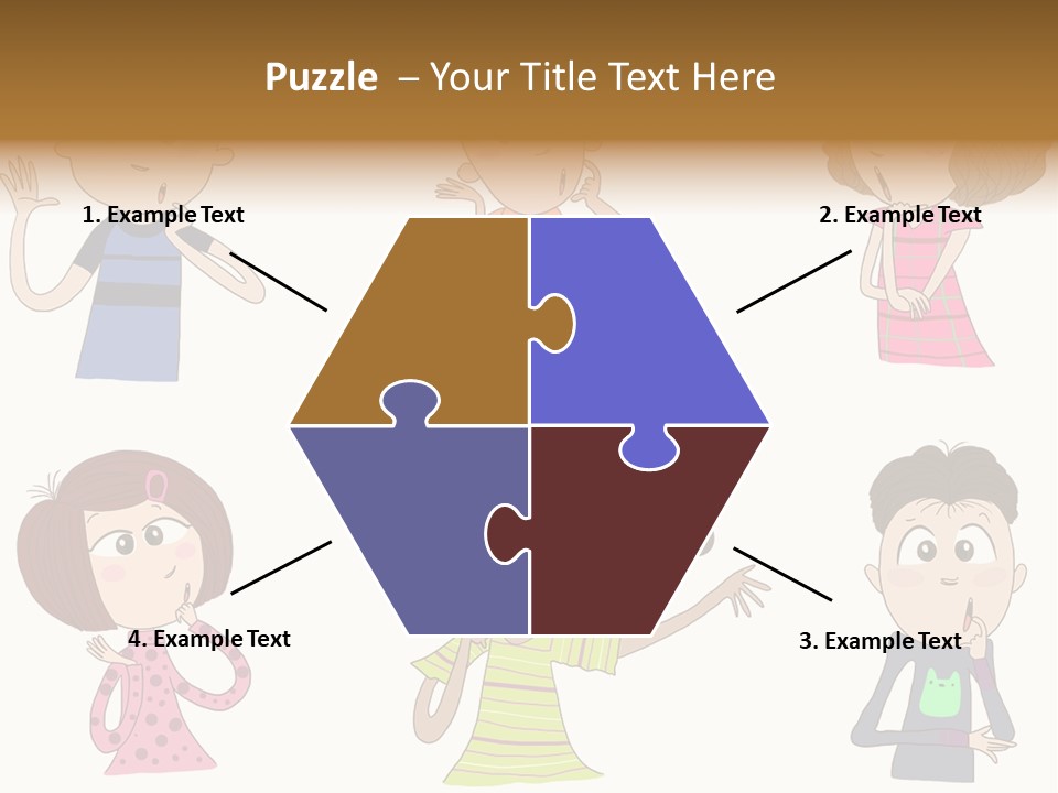 Greeting African Ponder PowerPoint Template