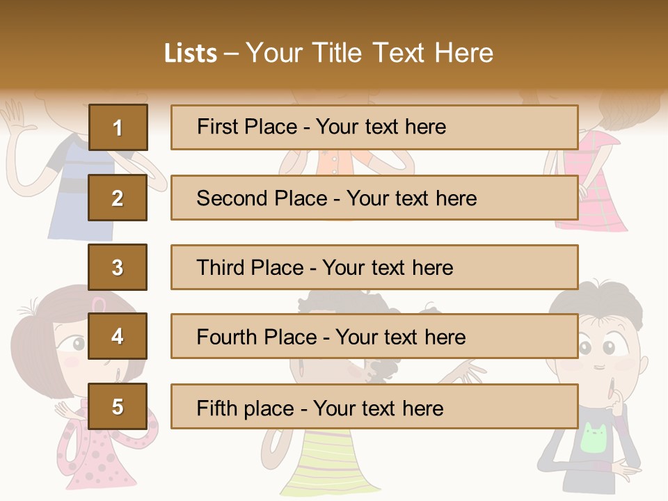 Greeting African Ponder PowerPoint Template